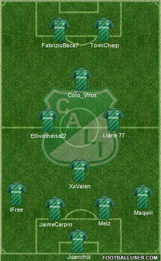 AC Deportivo Cali Formation 2016