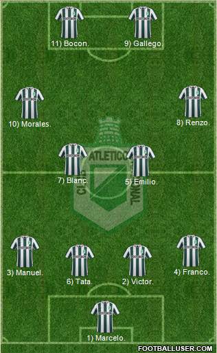 CDC Atlético Nacional Formation 2016