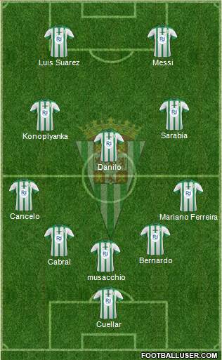 Córdoba C.F., S.A.D. Formation 2016