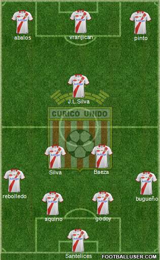 CD Provincial Curicó Unido Formation 2016