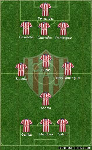 Unión de Santa Fe Formation 2016
