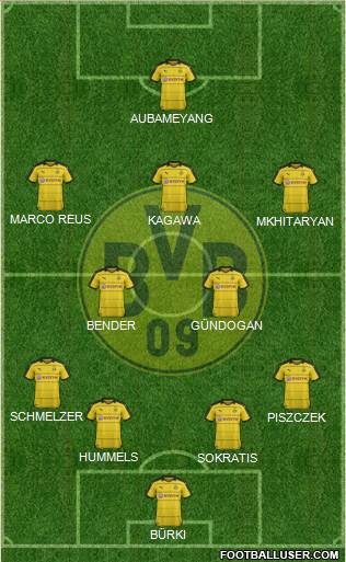 Borussia Dortmund Formation 2016