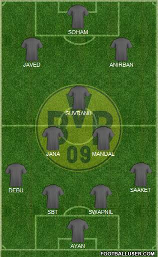 Borussia Dortmund Formation 2016