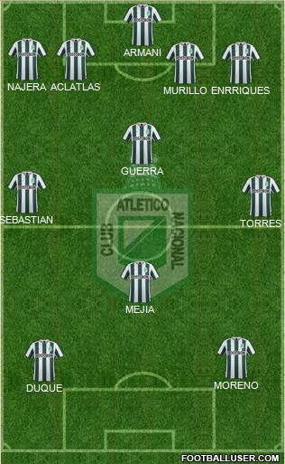 CDC Atlético Nacional Formation 2016