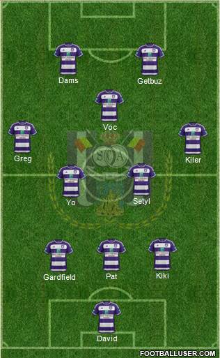 RSC Anderlecht Formation 2016