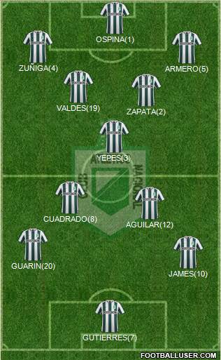 CDC Atlético Nacional Formation 2016