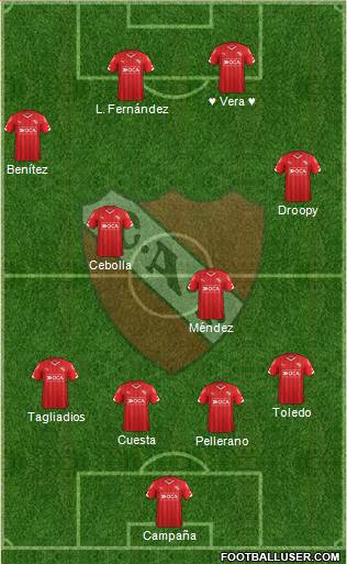 Independiente Formation 2016