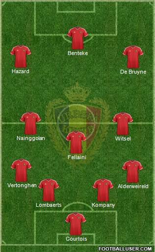 Belgium Formation 2016