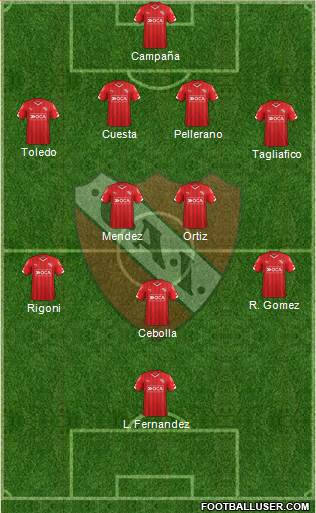 Independiente Formation 2016
