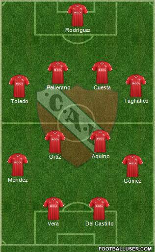 Independiente Formation 2016