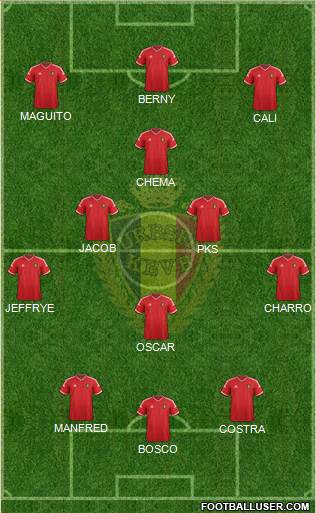 Belgium Formation 2016