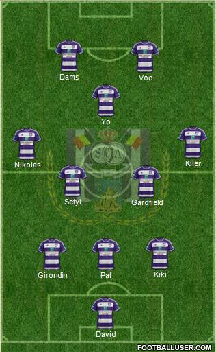 RSC Anderlecht Formation 2016