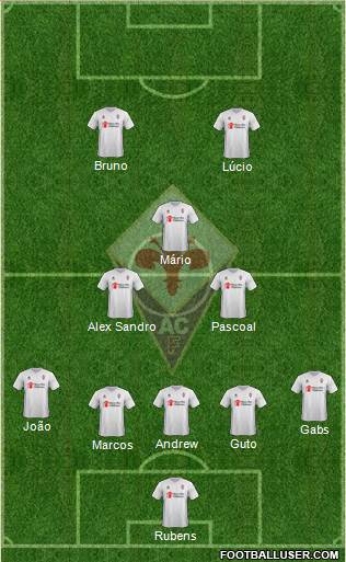 Fiorentina Formation 2016
