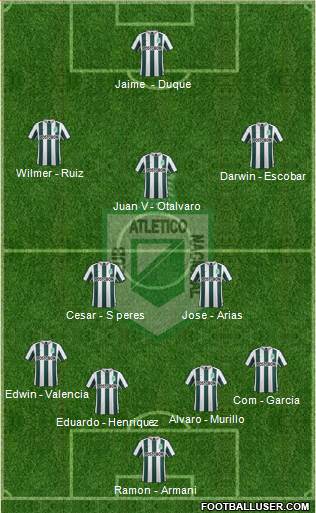 CDC Atlético Nacional Formation 2016