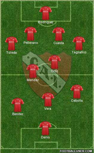 Independiente Formation 2016