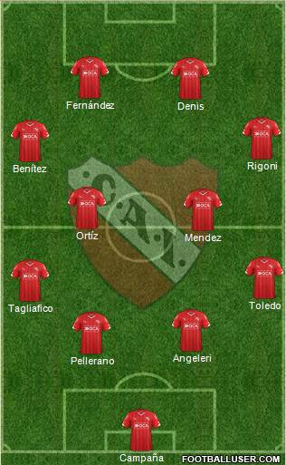 Independiente Formation 2016