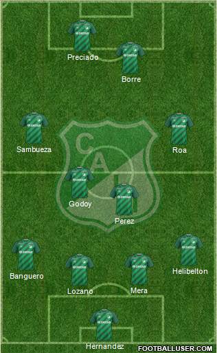 AC Deportivo Cali Formation 2016