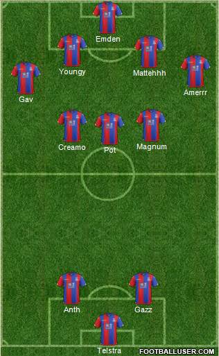 Crystal Palace Formation 2016