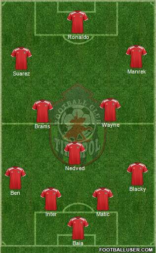 FC Tiraspol Formation 2016
