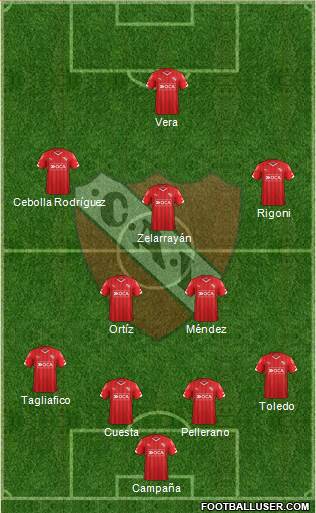 Independiente Formation 2016