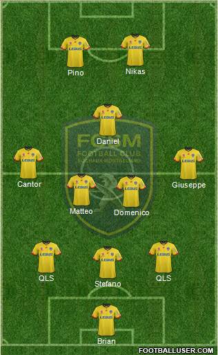 FC Sochaux-Montbéliard Formation 2016
