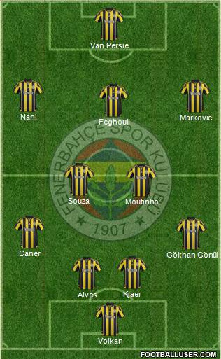 Fenerbahçe SK Formation 2016