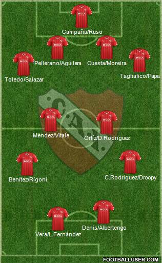Independiente Formation 2016