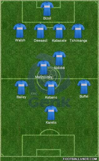 K Racing Club Genk Formation 2016