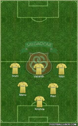 Salgaocar Sports Club Formation 2016