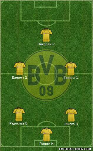 Borussia Dortmund Formation 2016