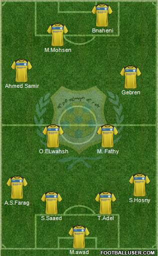 Ismaily Sporting Club Formation 2016