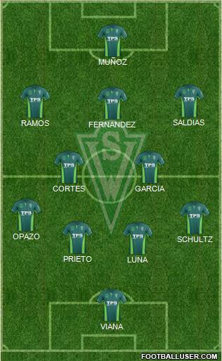 CD Santiago Wanderers S.A.D.P. Formation 2016