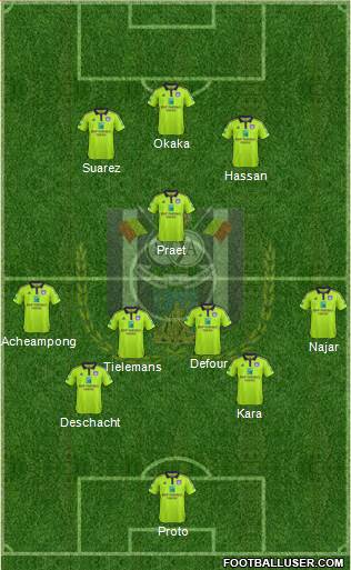RSC Anderlecht Formation 2016