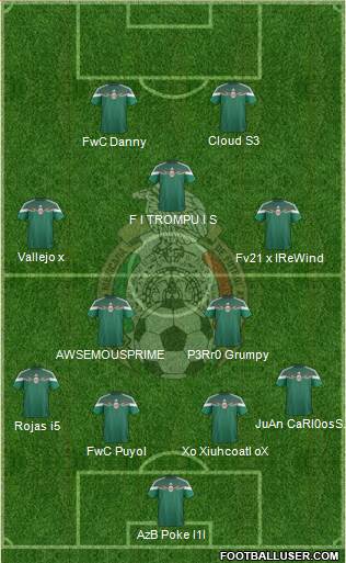 Mexico Formation 2016