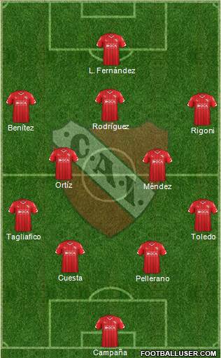Independiente Formation 2016
