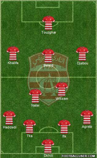 Club Africain Tunis Formation 2016