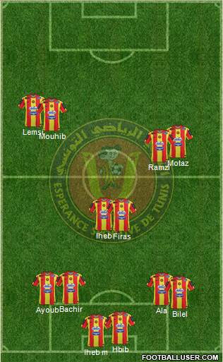 Espérance Sportive de Tunis football formation