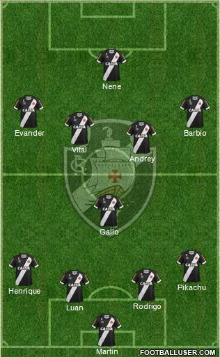 CR Vasco da Gama Formation 2016