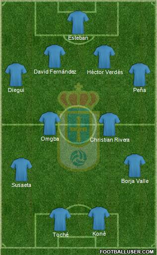 Real Oviedo S.A.D. Formation 2016