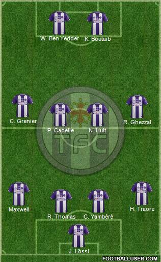 Toulouse Football Club Formation 2016