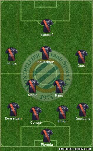 Montpellier Hérault Sport Club Formation 2016