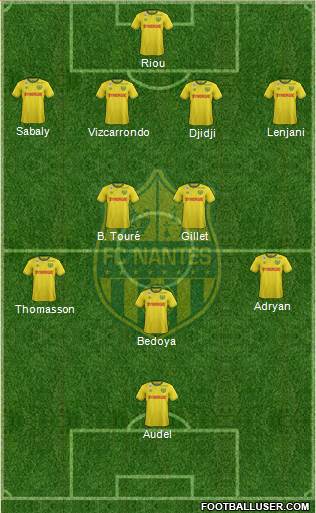 FC Nantes Formation 2016