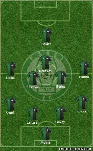 Paksi SE Formation 2016