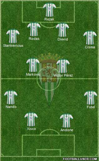 Córdoba C.F., S.A.D. Formation 2016
