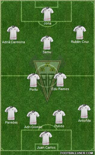 Albacete B., S.A.D. Formation 2016