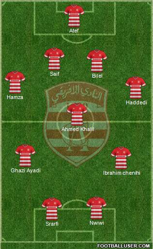 Club Africain Tunis Formation 2016