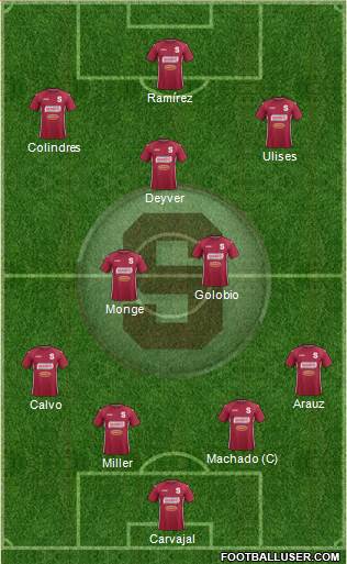 CD Saprissa Formation 2016