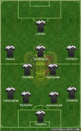 Belgium Formation 2016