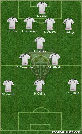 Albacete B., S.A.D. Formation 2016