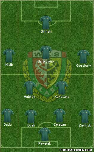 WKS Slask Wroclaw Formation 2016
